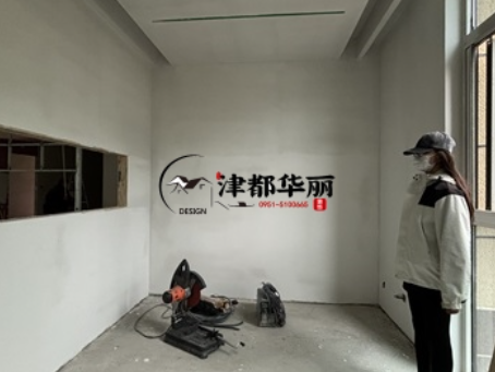 银川装修公司|银川音一办公室装修项目现场巡检